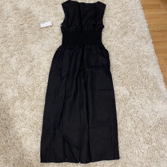 Reformation Black davie Midi Dress - Picture 3 of 4